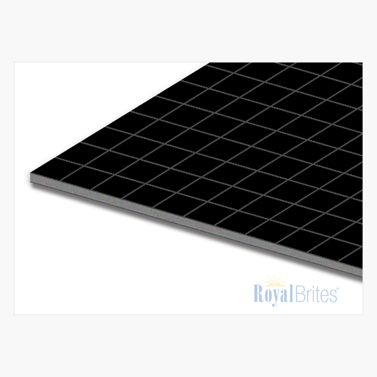 Foam Board Black Gridboard 11"x14" Royal Brites