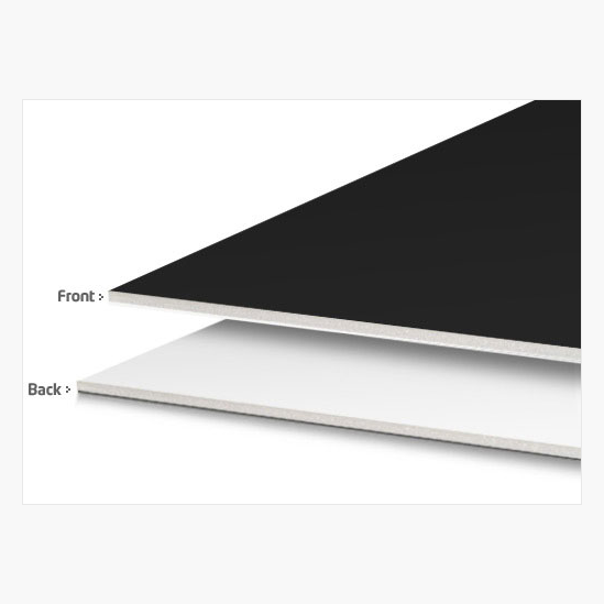 22"x28" and 20"x30" Black/White Foam Board 2 Cool Colors