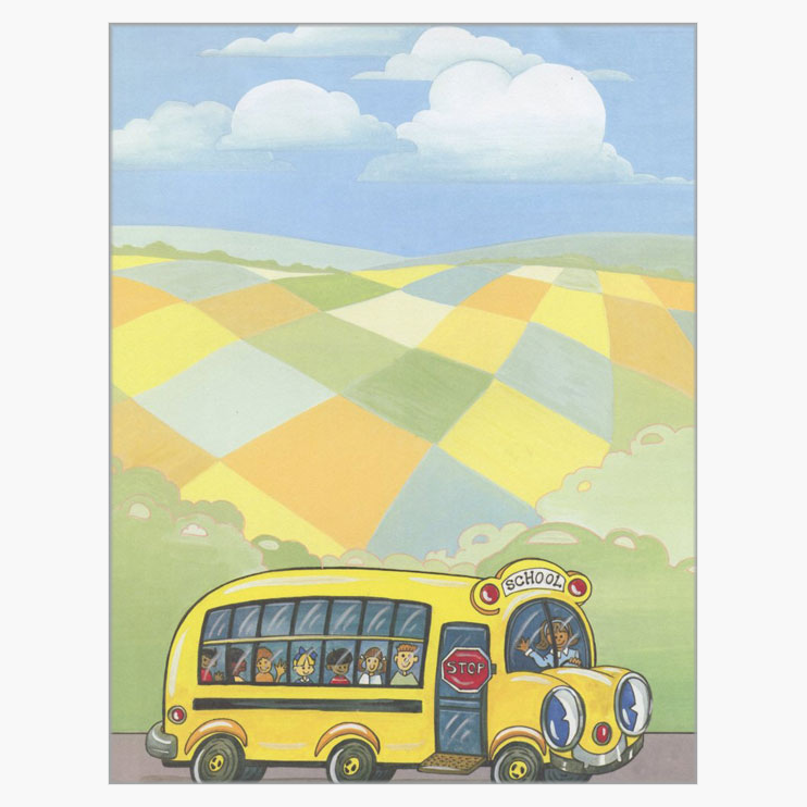 School Bus Design Paper Geographics 84252