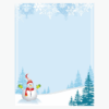 Snow What Fun Christmas Letterhead Geographics 48893W