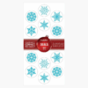 Snowflakes Christmas Embossed Seals Blue Foil Geographics 48739W