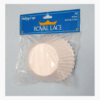 White Muffin Baking Cups 2.5 in Royal Lace 28001