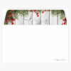 White Wood Grain Christmas Envelopes A9 Geographics 47919W