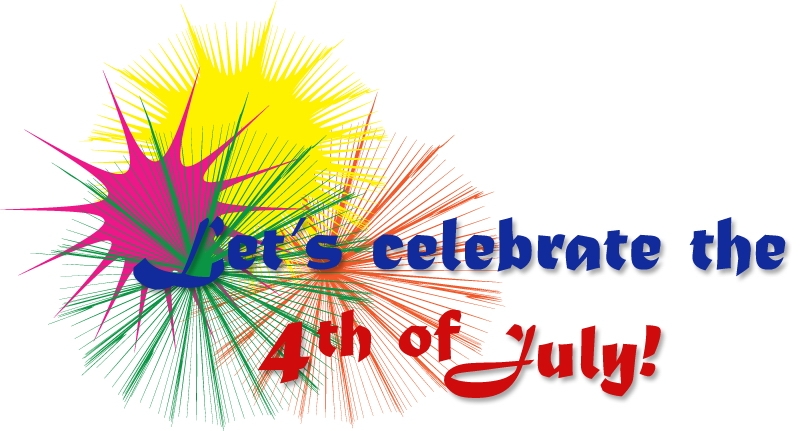 4th of July Party Clip Art Templates Geographics 2