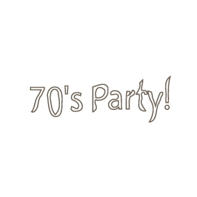 70’s Party Invitation 6 Clip Art