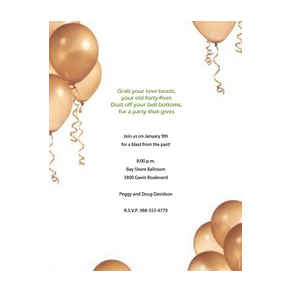 70s Party Invitation Free Template Image Geographics 2