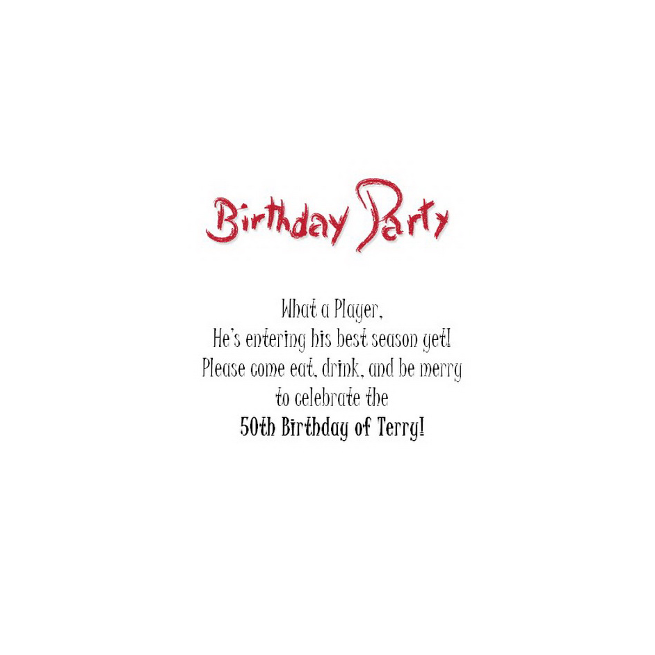 Adults 50th Birthday Invitation Free Template Image Geographics 9