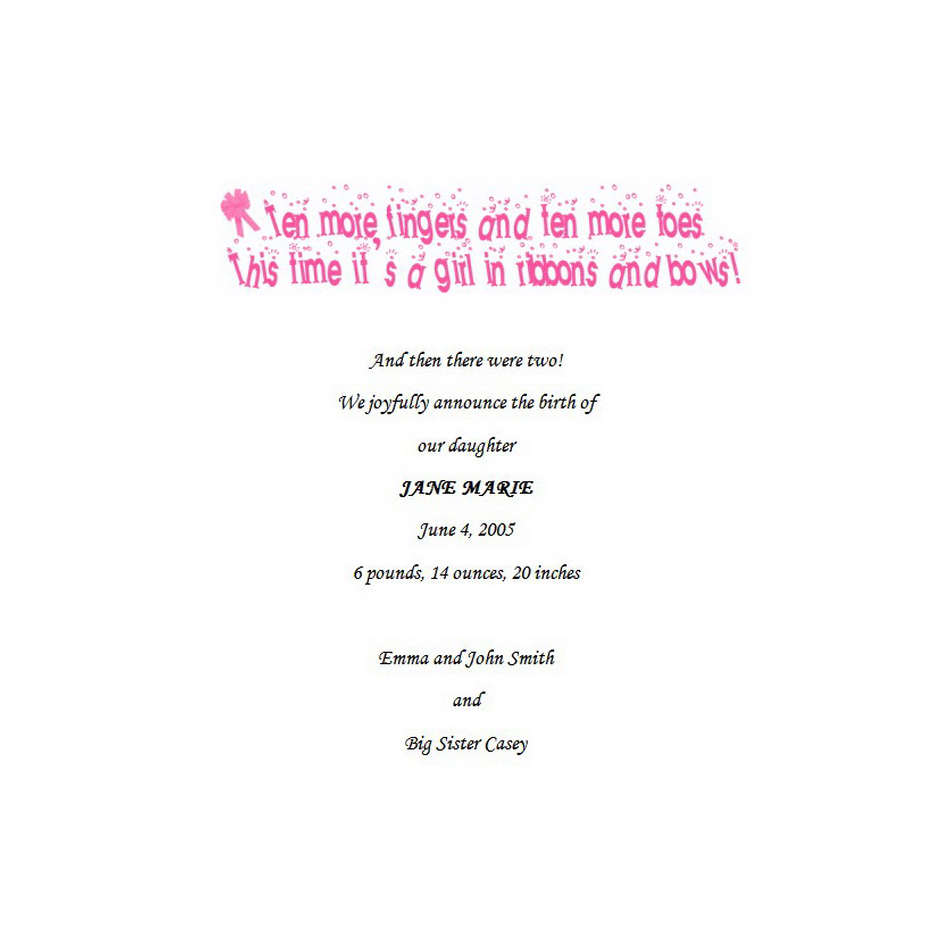 Baby Announcements Free Template Image Geographics 10