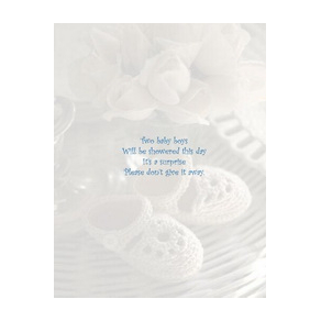 Baby Shower Twin 6 Template