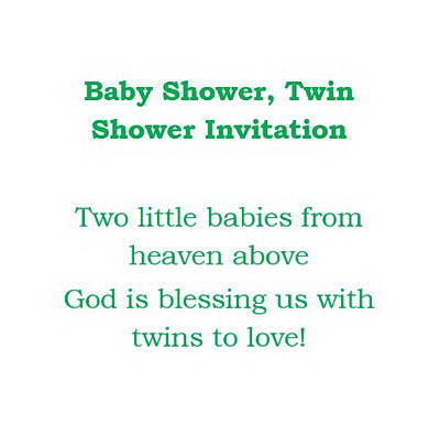 Baby Shower Twin Invitations Wording Geographics
