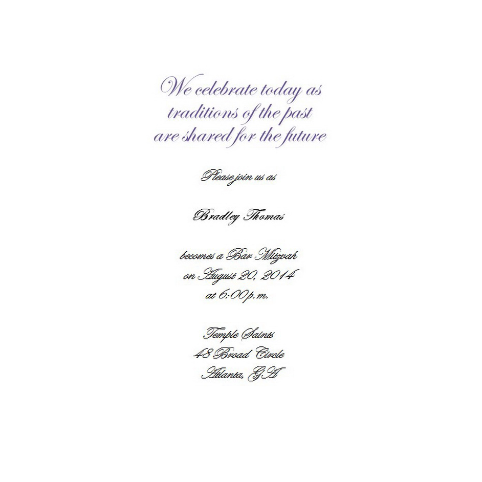 Bar Mitzvah Invitations Free Template Image Geographics 7