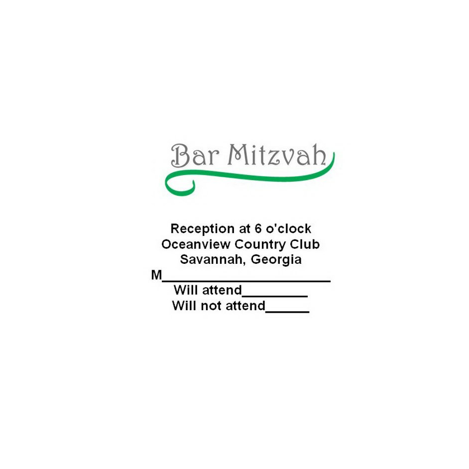 Bar Mitzvah Reception Cards Free Template Image Geographics 6
