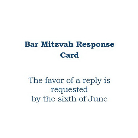 Bar Mitzvah Template