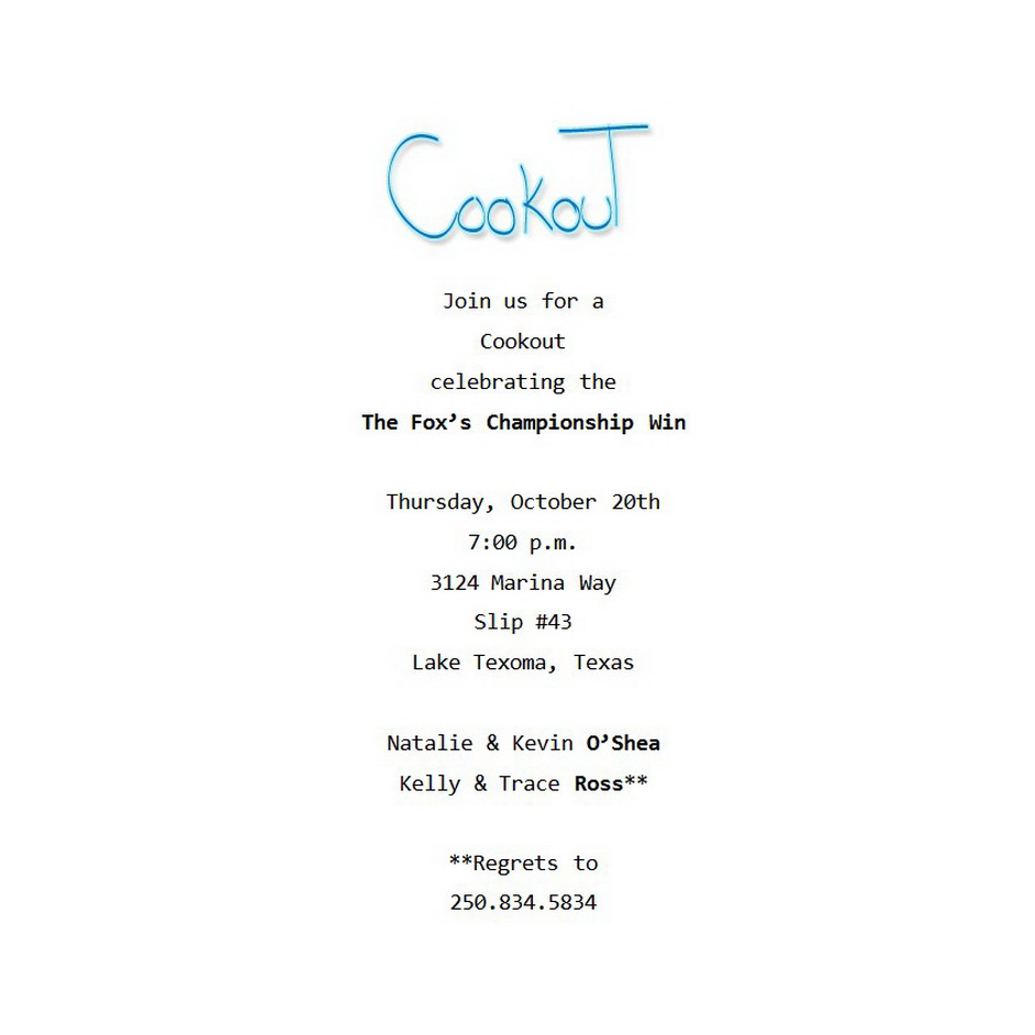 Barbecue Party Invitation Free Template Image Geographics 6