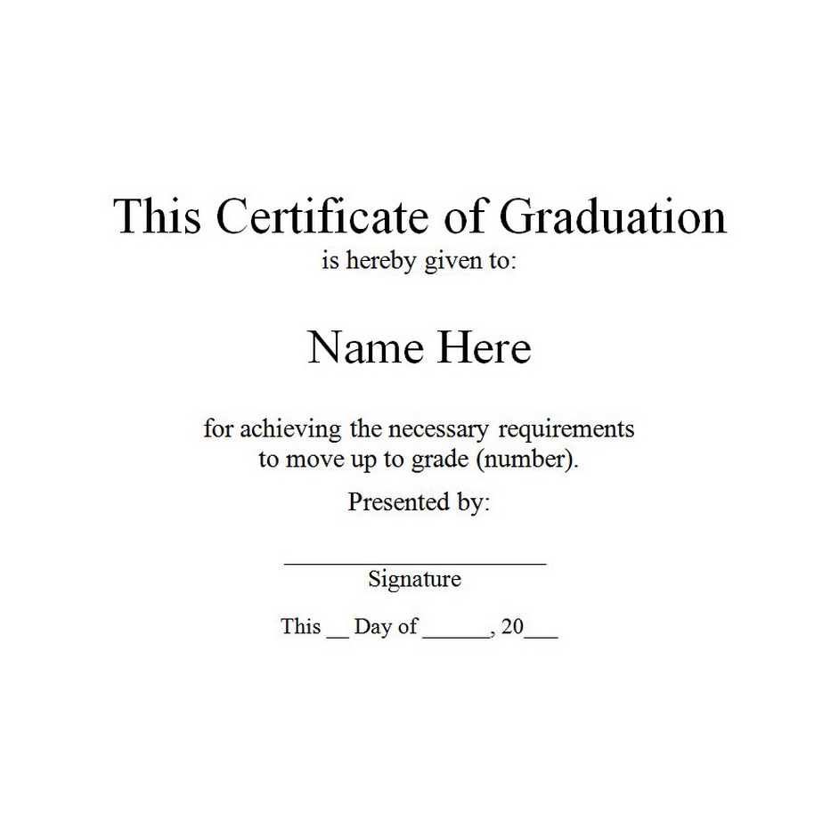 Certificate of Graduation Free Template Image Geographics