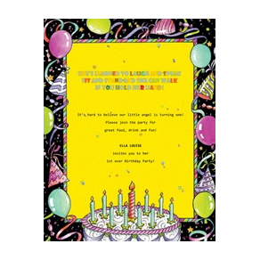 Childs First Birthday Invitations Free Template Image Geographics 5