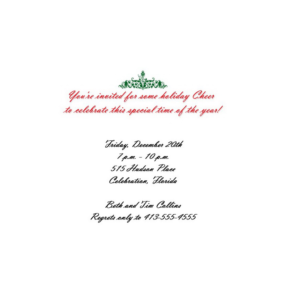 Christmas Party Invitation Free Template Image Geographics 5