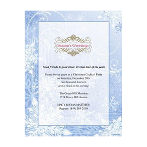 Christmas Party Invitation 7 Template