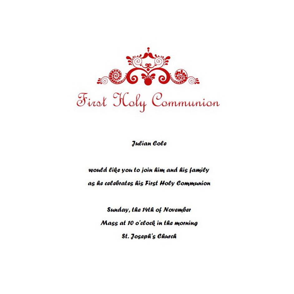First Communion Invitations Free Template Image Geographics 2