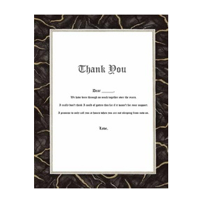 Funeral Thank You Notes 3 Template