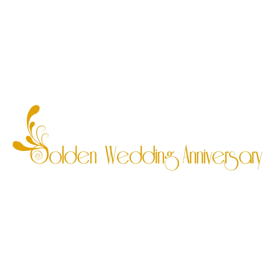 Golden Wedding 1 Clip Art