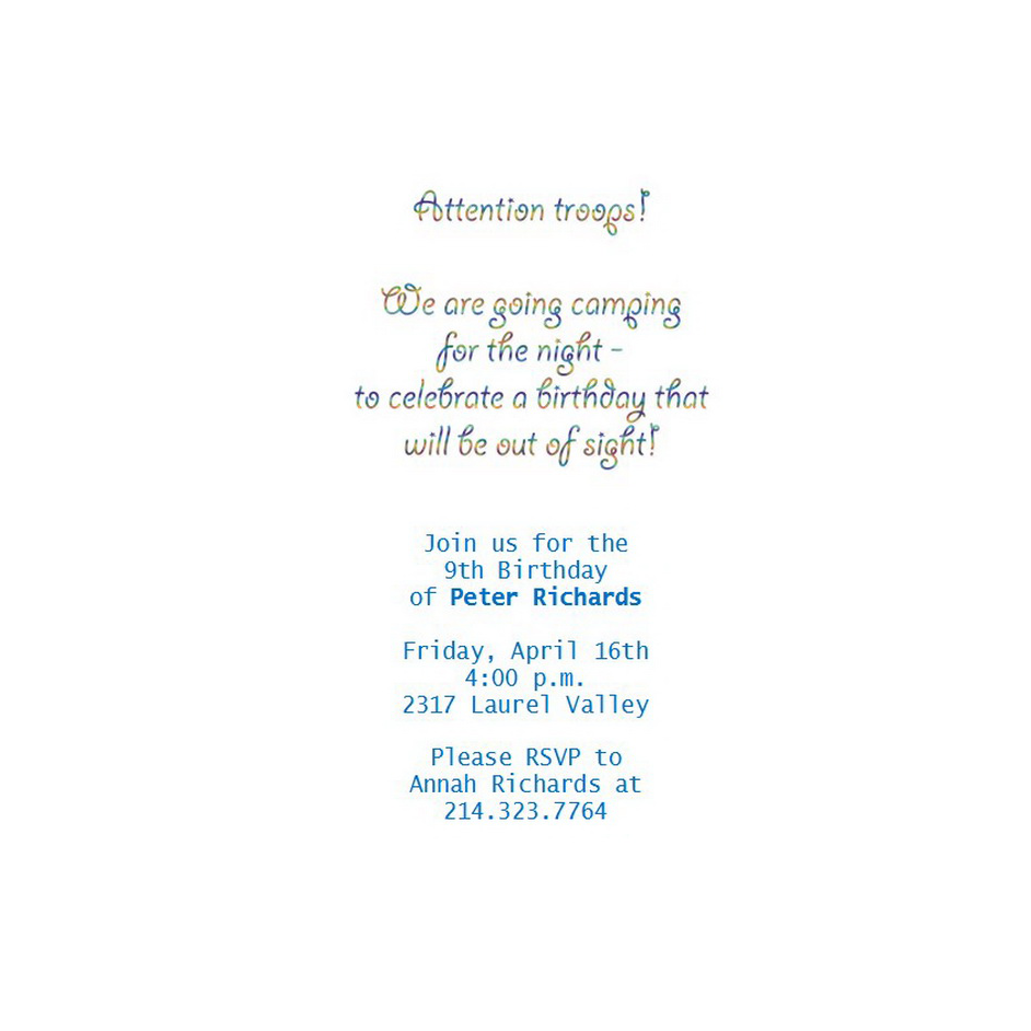 Kids Birthday Invitation Free Template Image Geographics 6