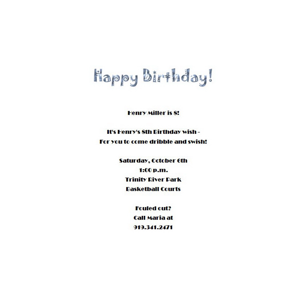Kids Birthday Invitation Free Template Image Geographics 8