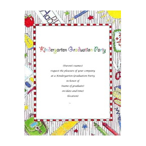 Kindergarten Graduation Invitation Free Template Image Geographics 5