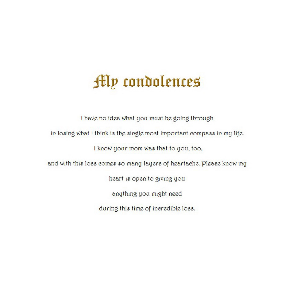 Loss of a Mother Sympathy Cards Free Template Image Geographics 1