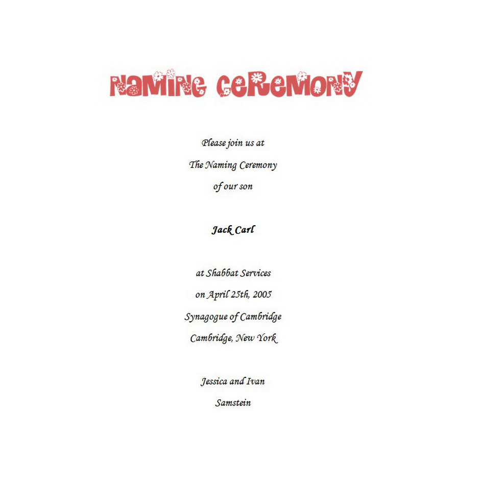 Naming Ceremony Invitations Free Template Image Geographics 5