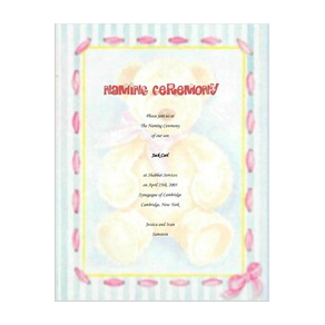 Naming Ceremony 5 Template