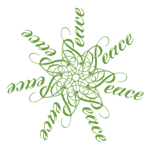 Peace Christmas Clip Art