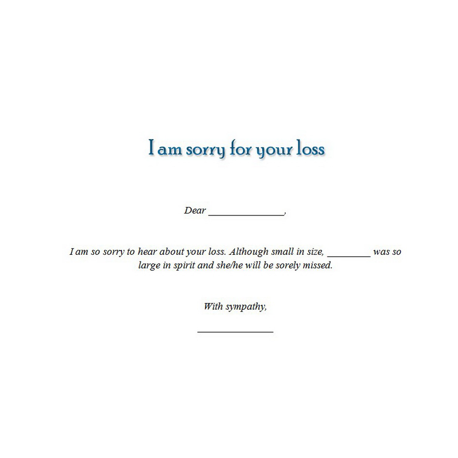 Pet Sympathy Cards Free Template Image Geographics 2