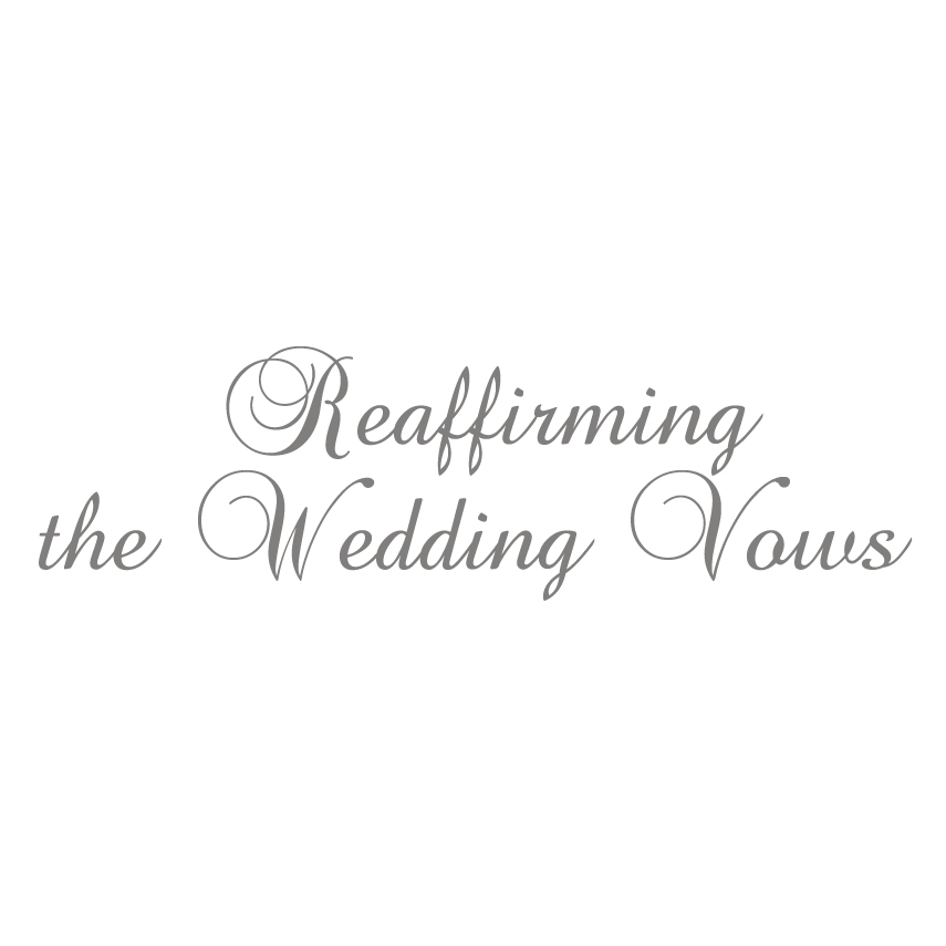 Reaffirming Vows 2 Clip Art