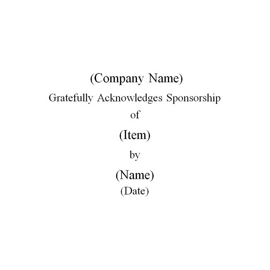 Sponsorship Certificate Free Template Image Geographics