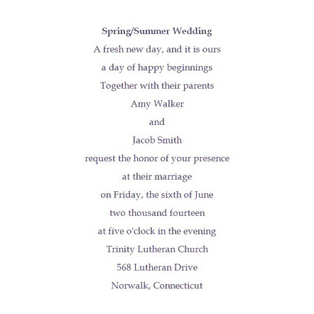 Spring-Summer Weddings Template