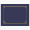 Tree Free Certificate Cover Navy with Gold Foil 8 75x11 25 49017