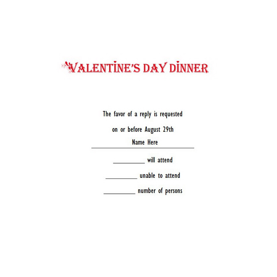Valentines Day Party Response Cards Free Template Image Geographics 6
