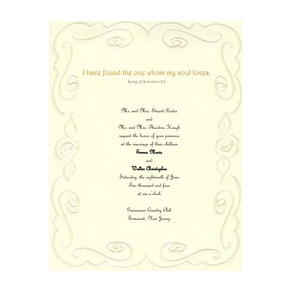 Wedding Invitations Bride and Groom and both parents 4 Template