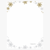 Silver and Gold Frost Letterhead Gold Silver Foil 49291