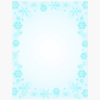 Blue Snowflake Christmas Letterhead Geographics