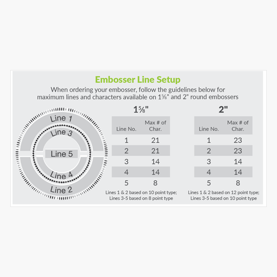 Desk & Pocket Embossers TheRoyalStore