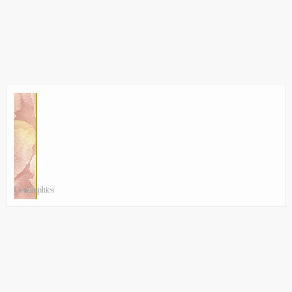 Rose Petals Envelopes No.10 (4.12"x9.5") Print on Demand