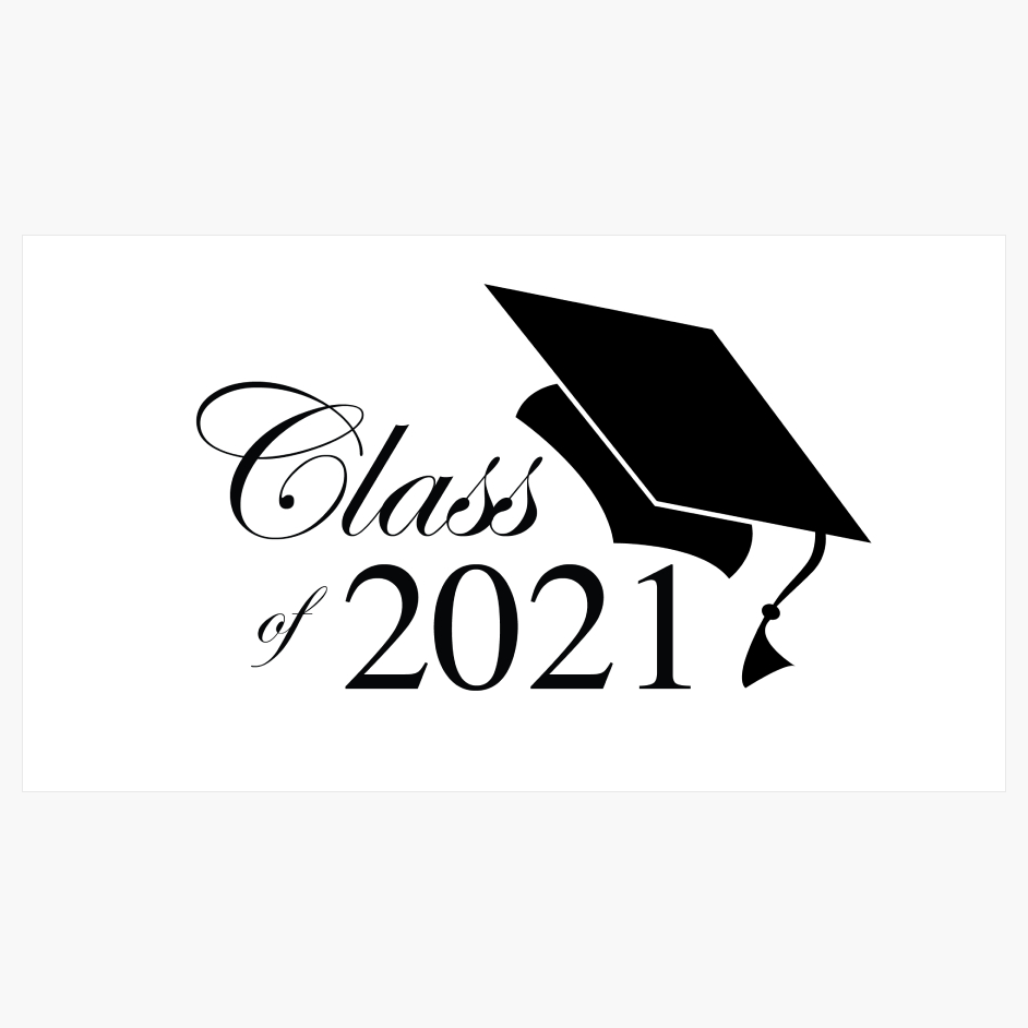 Class of 2021 &  Square Academic Cap, Graduation Clip Art