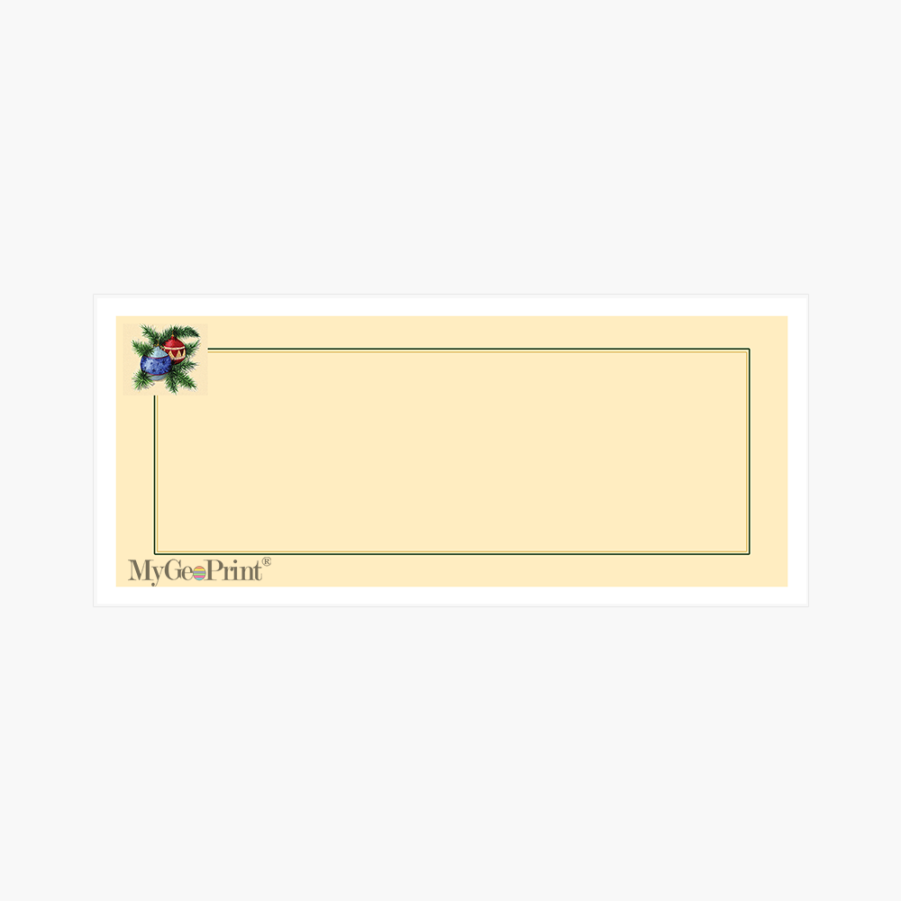 MGP00011CHR ENV 2 Ornaments Envelopes MyGeoPrint
