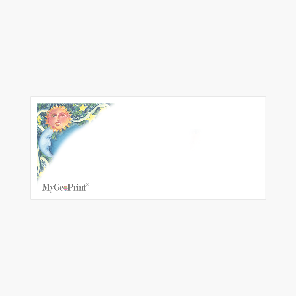MGP00021CHR ENV Celestial Wreath Envelopes MyGeoPrint