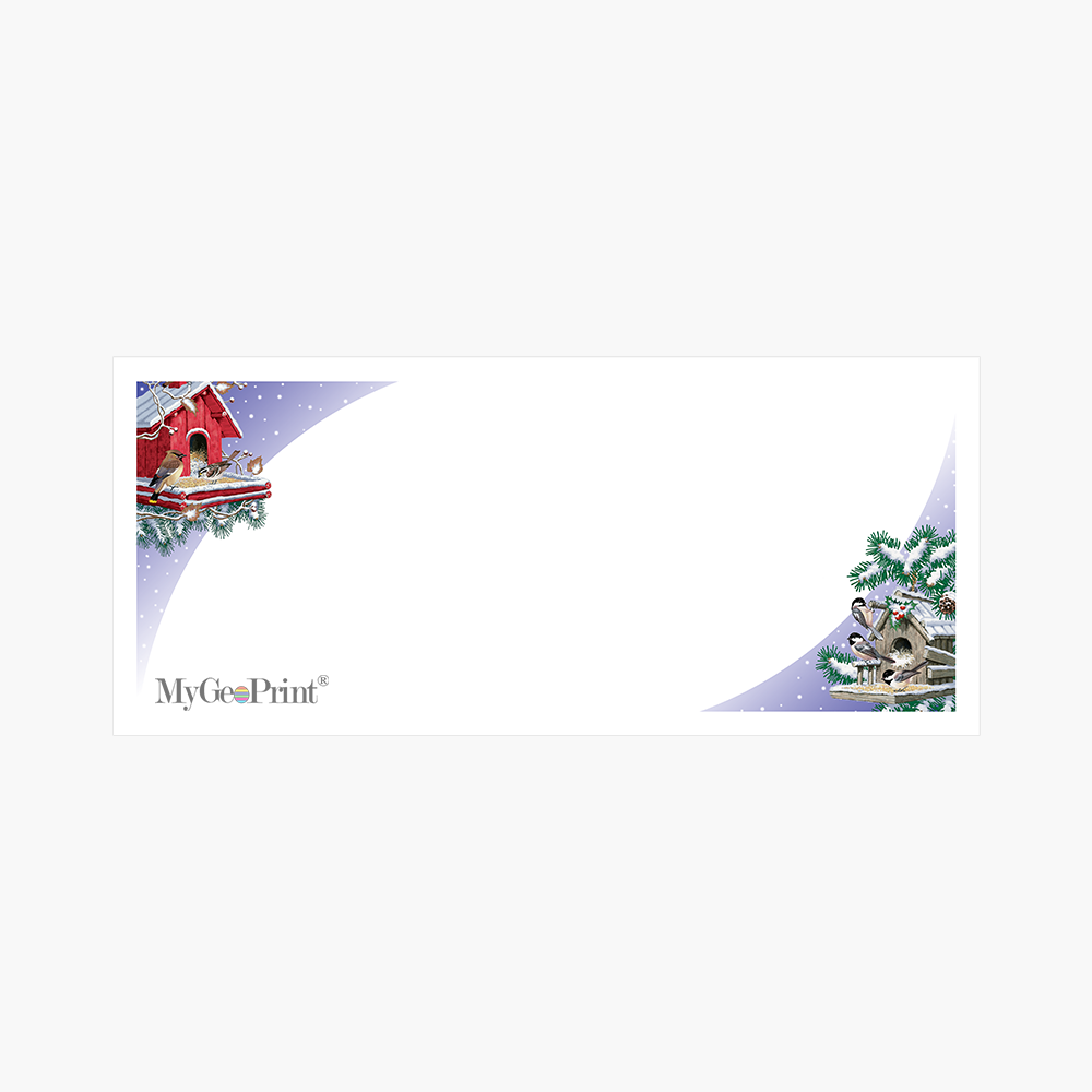 MGP00032CHR ENV Feathered Friends Envelopes MyGeoPrint