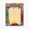 Christmas Fireplace Letterhead MyGeoPrint.