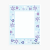 Glacier Snowflakes Letterhead MyGeoPrint