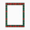 Holiday Plaid Letterhead MyGeoPrint